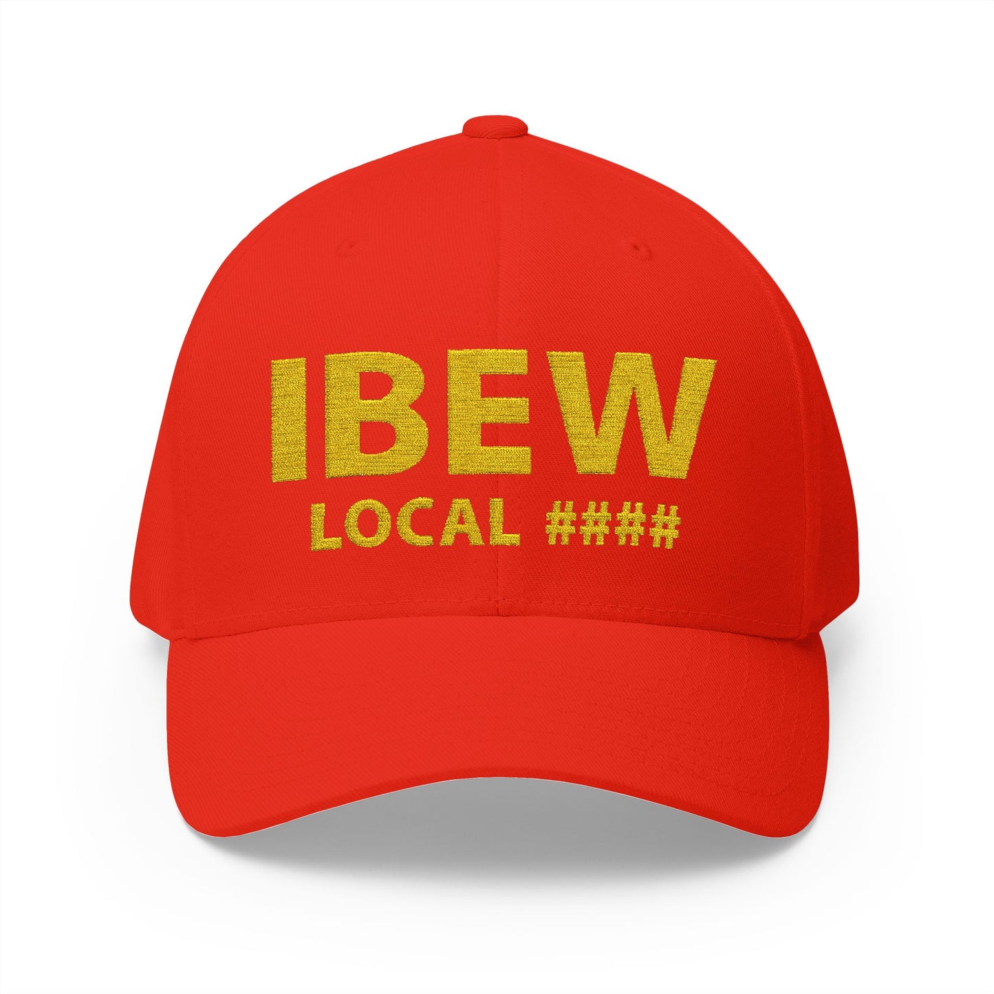 IBEW Local # Embroidered Hat