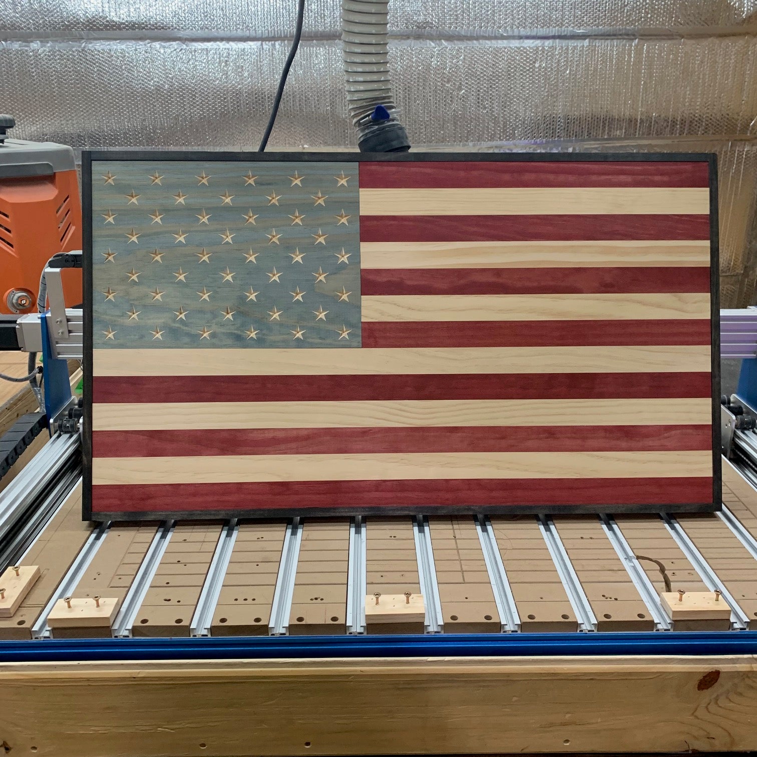 Engraved USA Flag with Frame – Dobyns Family Creations LLC