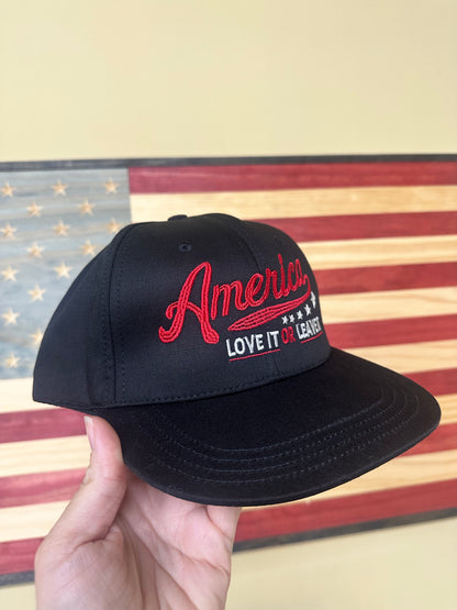 America Love It or Leave It Embroidered Hat