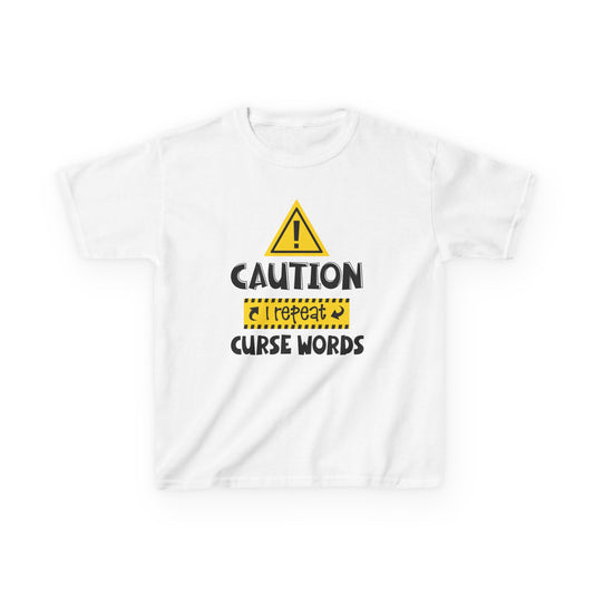 I Repeat Curse Words Kids Tee Shirt