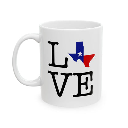 Texas LOVE Coffee Mug