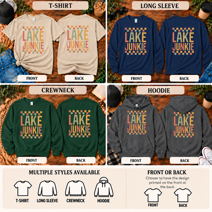 Lake Junkie Shirt | Retro Lake Life Graphic Apparel