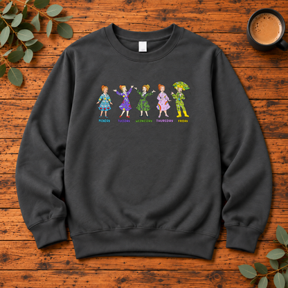Days of the Week | Colorful Homeschool & Teacher T-Shirt, Long Sleeve, Crewneck & Hoodie