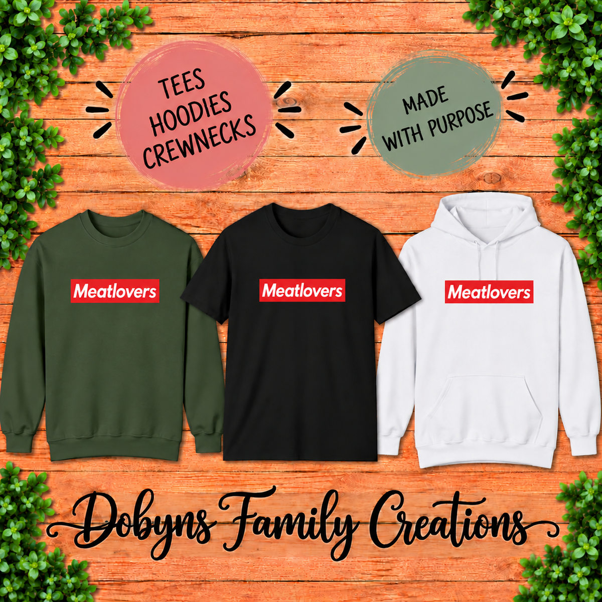Meatlovers Shirt, Crewneck & Hoodie | Funny BBQ & Meat Lover Apparel