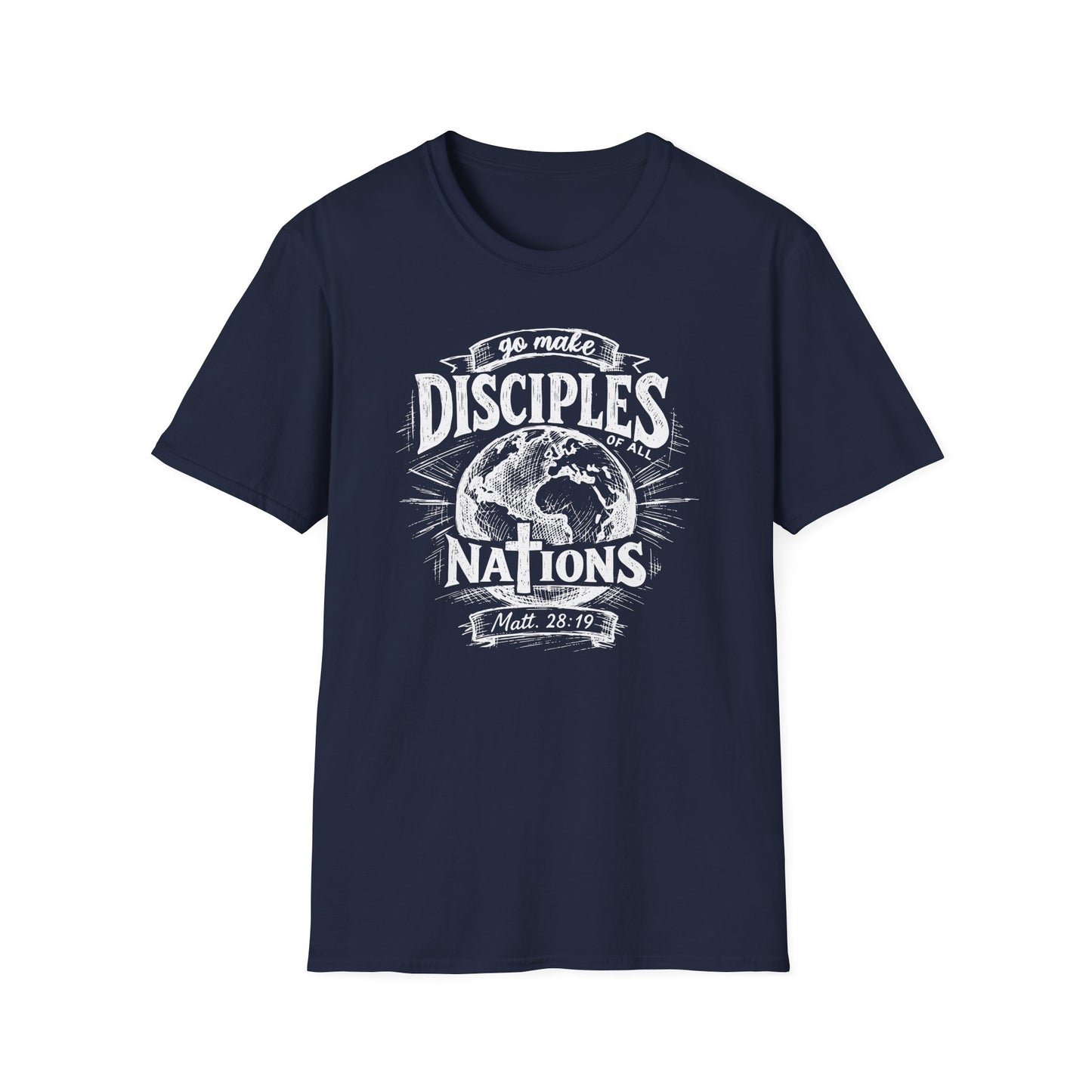 Go Make Disciples Cotton Tee Shirt