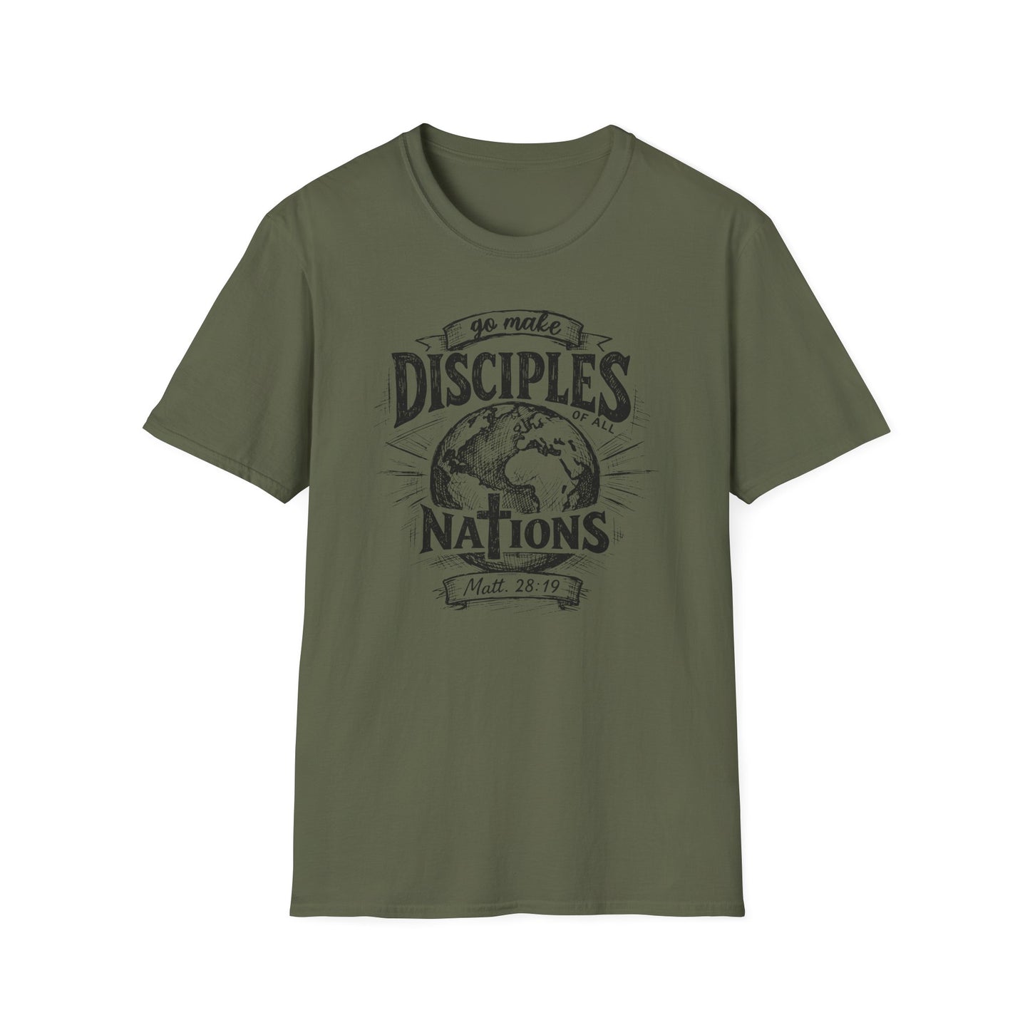 Go Make Disciples Cotton Tee Shirt