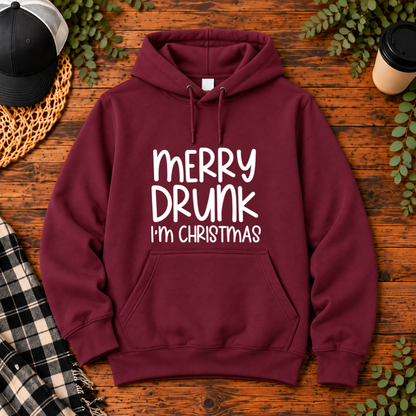 Merry Drunk I’m Christmas | Funny Christmas T-Shirt, Long Sleeve, Crewneck & Hoodie