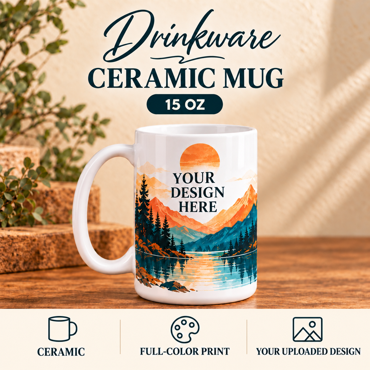 Custom Drinkware – Personalized Mugs, Tumblers, Water Bottles, Can Coolers & Coasters