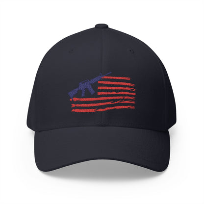USA Flag AR Embroidered Hat