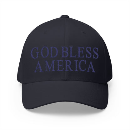 God Bless America Embroidered Hat