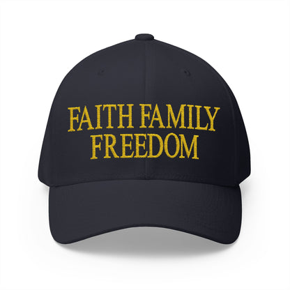 Faith Family Freedom Embroidered Hat