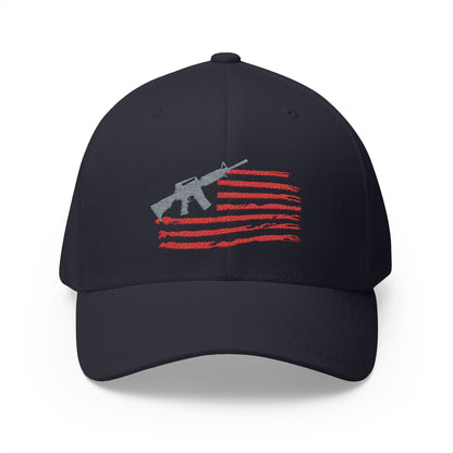 USA Flag AR Embroidered Hat