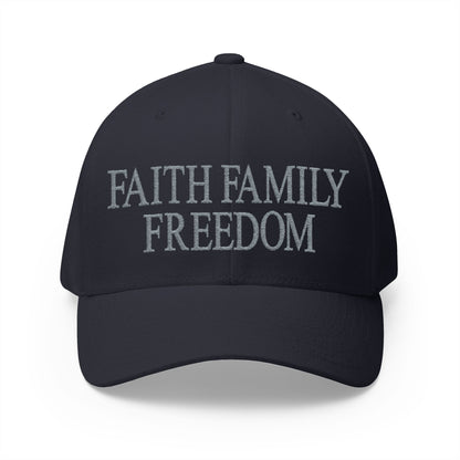 Faith Family Freedom Embroidered Hat
