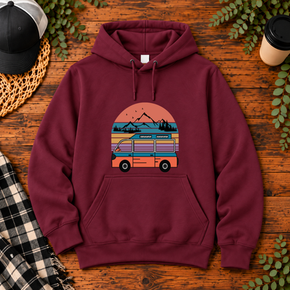 Retro Adventure Van | Travel T-Shirt, Long Sleeve, Crewneck & Hoodie