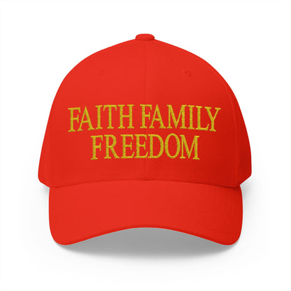 Faith Family Freedom Embroidered Hat