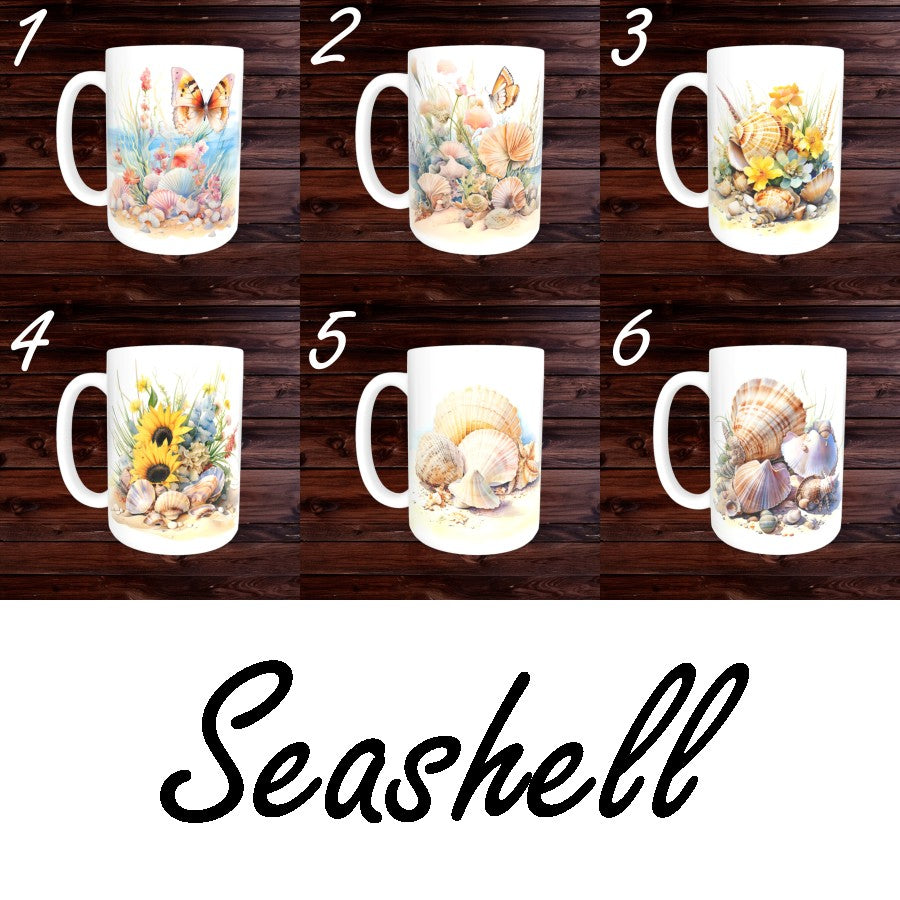 Seashell Mugs