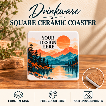 Custom Drinkware – Personalized Mugs, Tumblers, Water Bottles, Can Coolers & Coasters