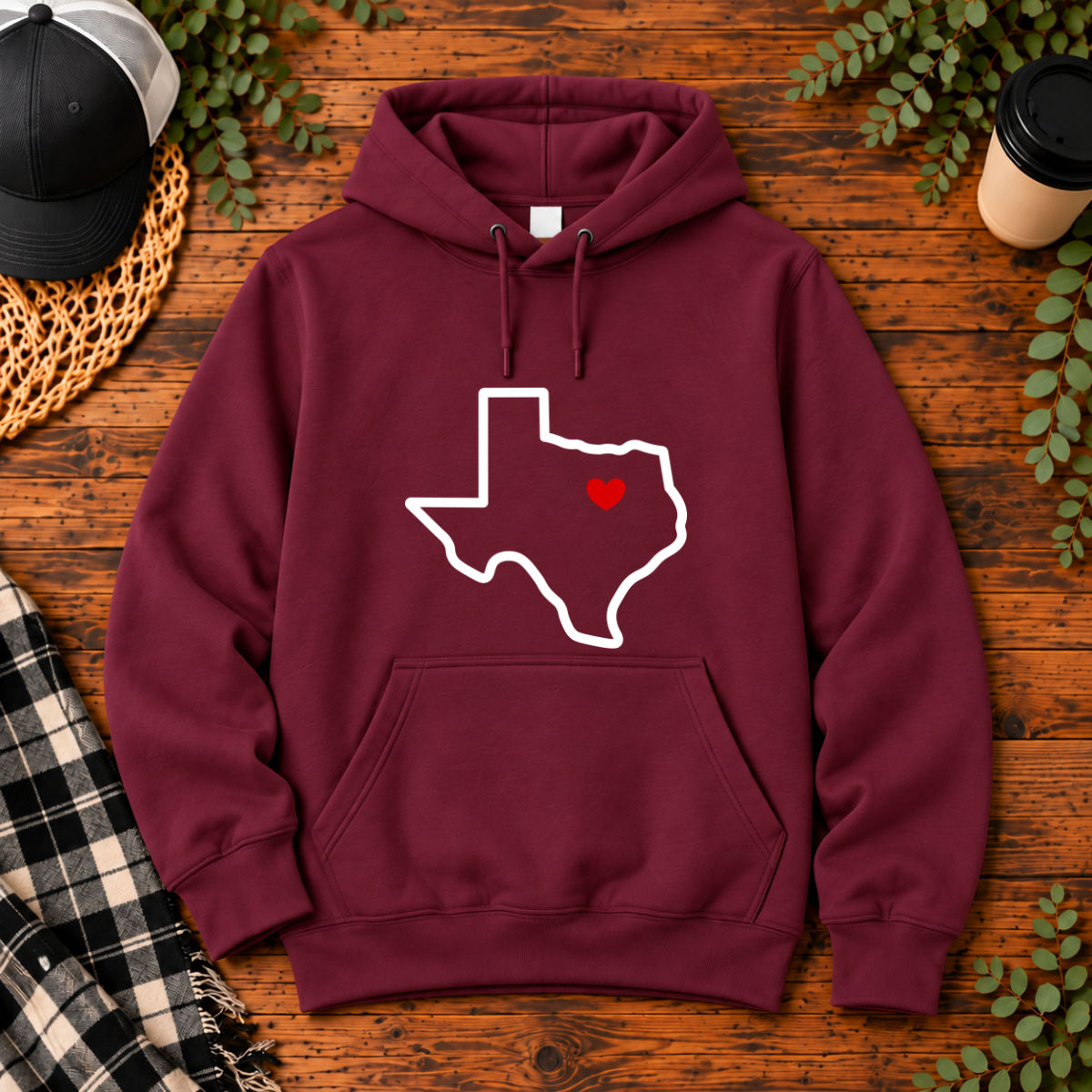 Texas Heart Dallas | T-Shirt, Long Sleeve, Crewneck & Hoodie