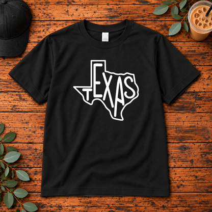 Texas State Outline | T-Shirt, Long Sleeve, Crewneck & Hoodie