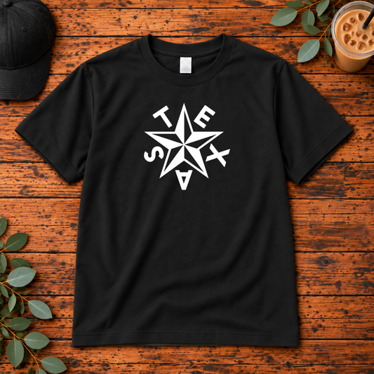 Texas Star design on a single garment