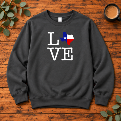 Texas Love State Flag | T-Shirt, Long Sleeve, Crewneck & Hoodie