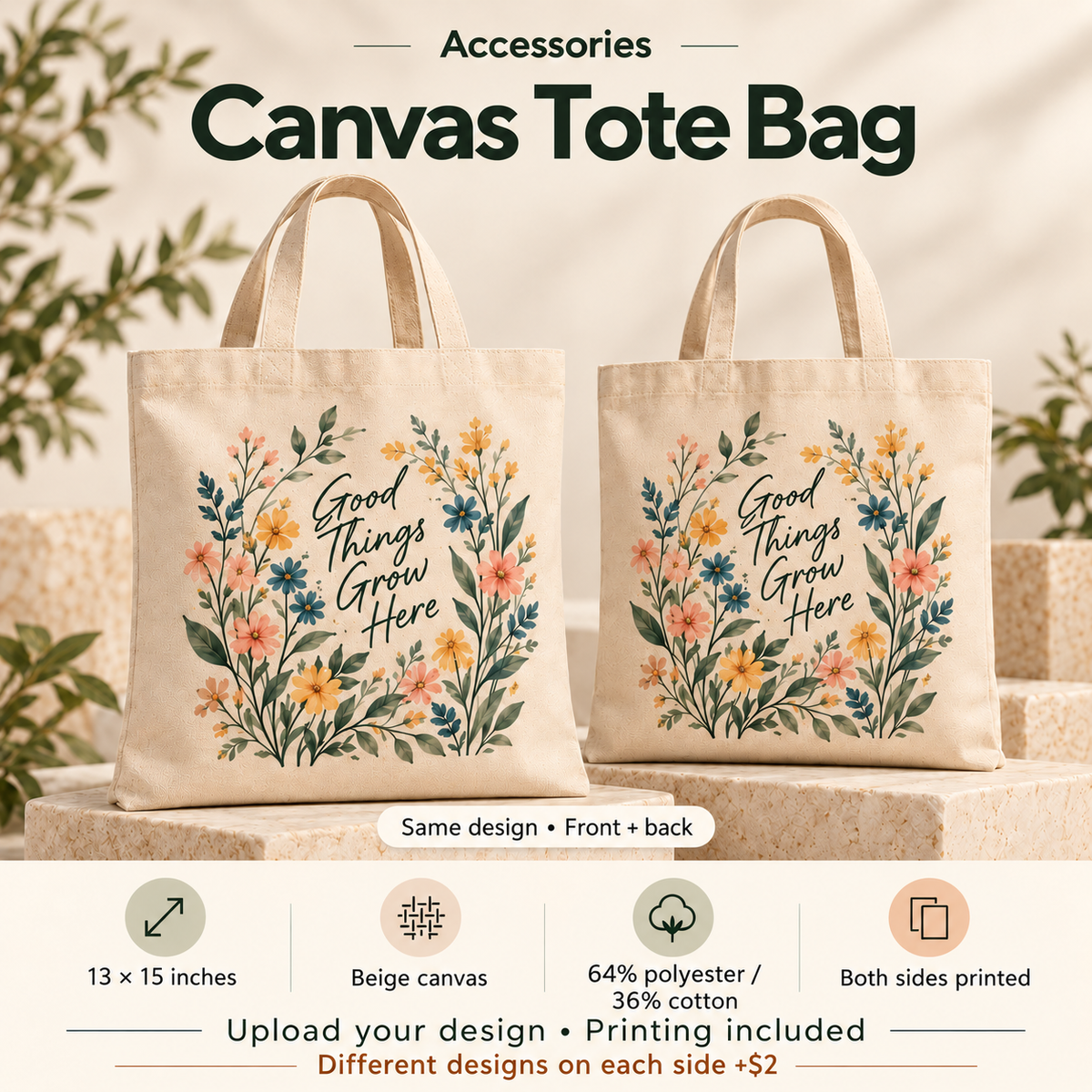 Product title Personalized Accessories – Custom Keychains, Mouse Pads, Ornaments & Tote Bags
