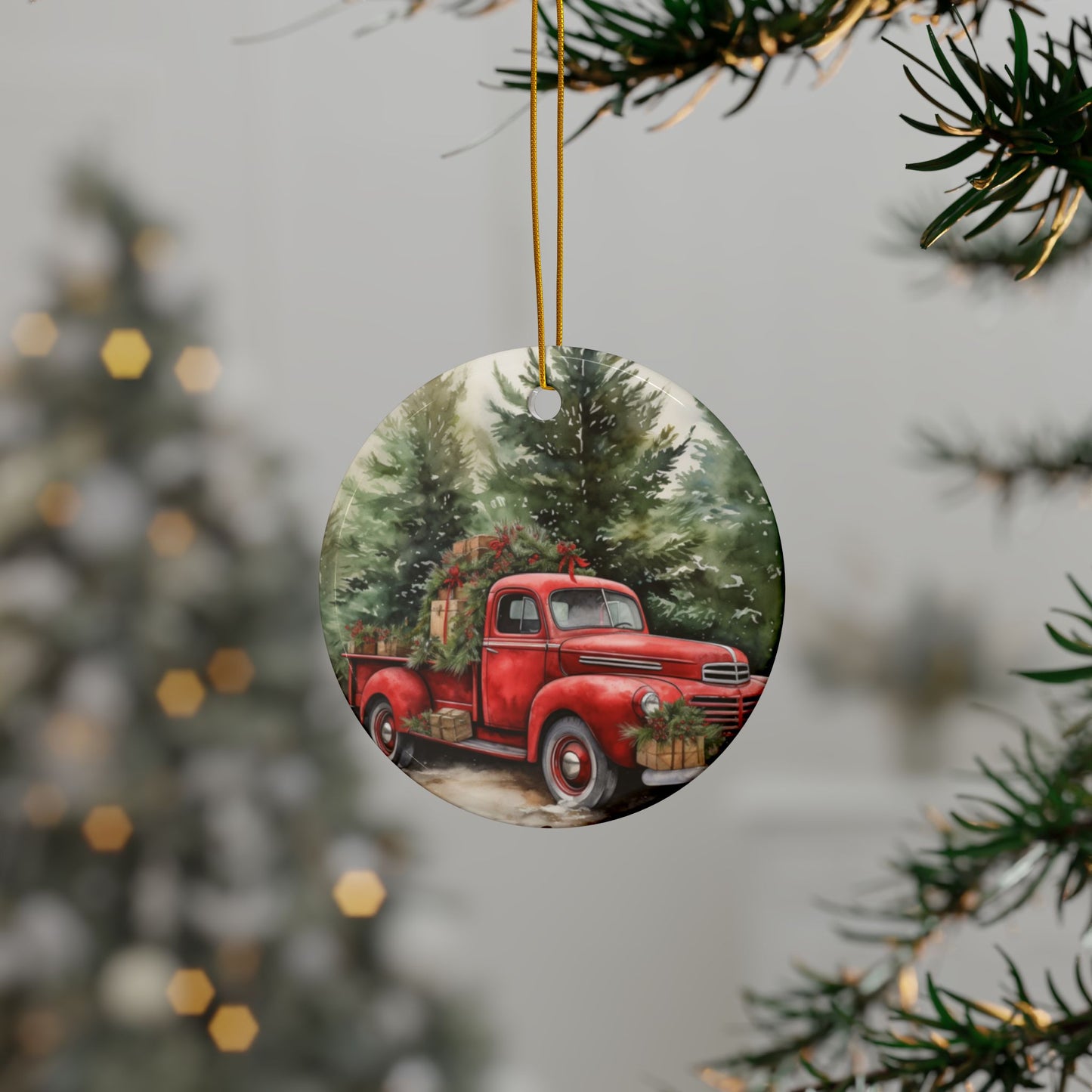 Christmas Truck Ornament