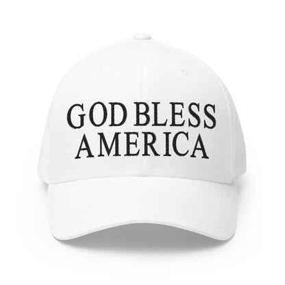 God Bless America Embroidered Hat
