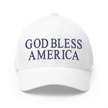 God Bless America Embroidered Hat