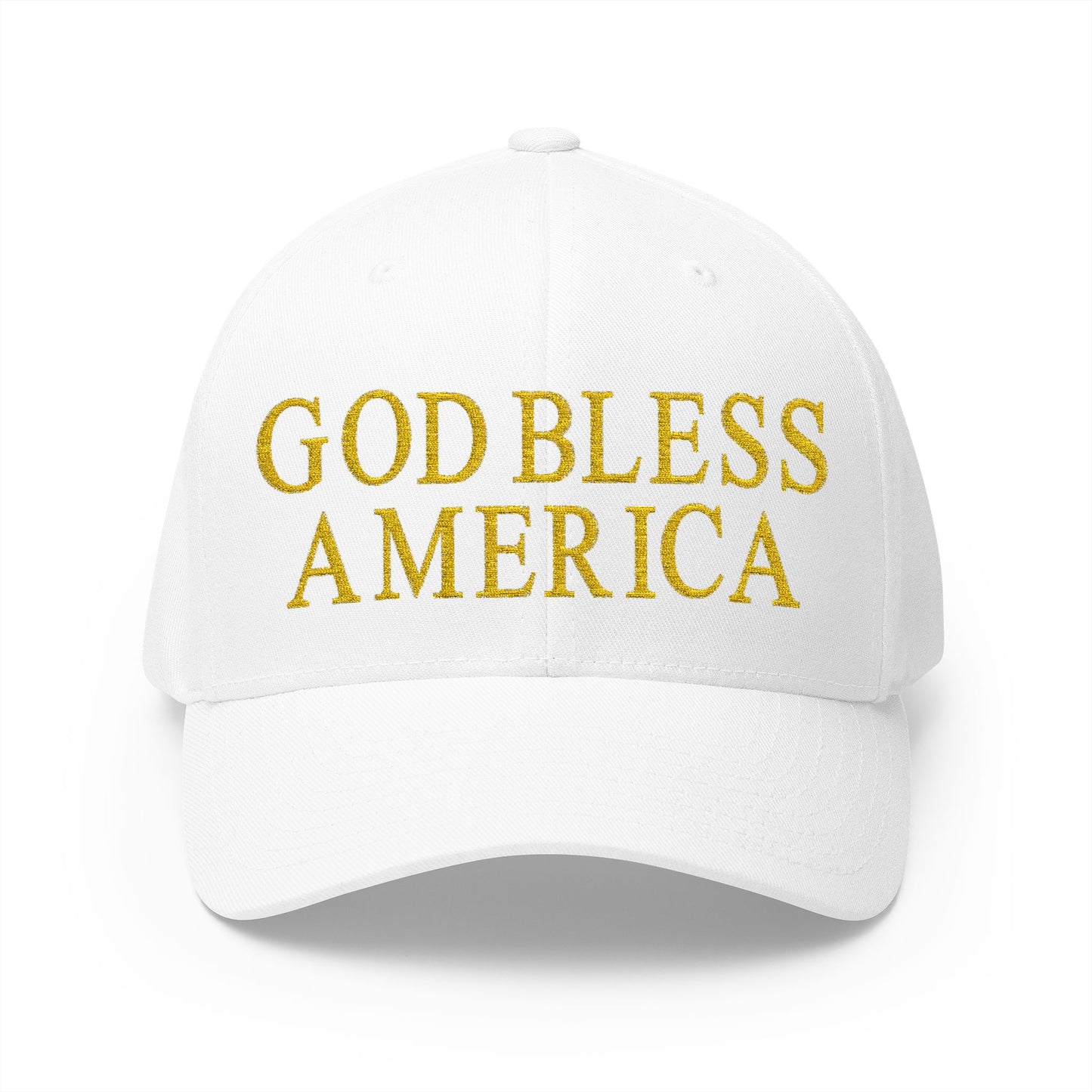 God Bless America Embroidered Hat