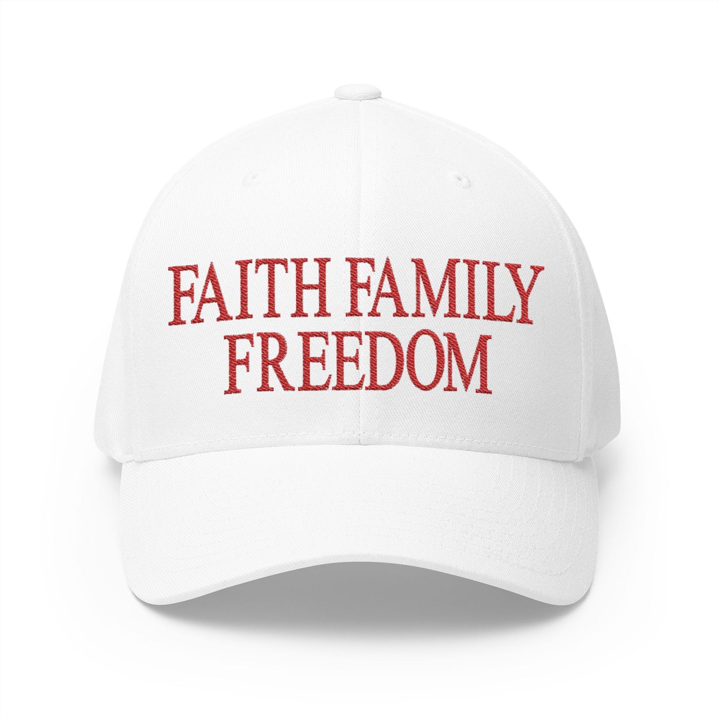 Faith Family Freedom Embroidered Hat