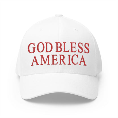 God Bless America Embroidered Hat