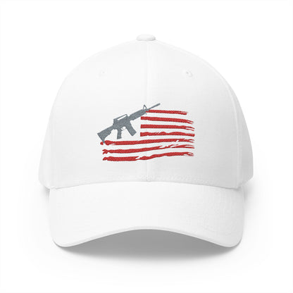 USA Flag AR Embroidered Hat