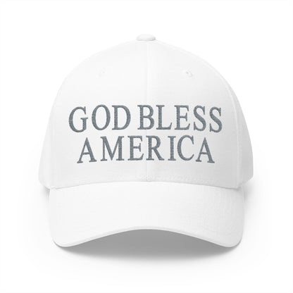 God Bless America Embroidered Hat
