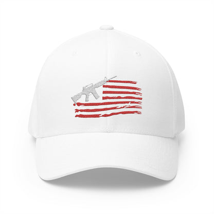 USA Flag AR Embroidered Hat