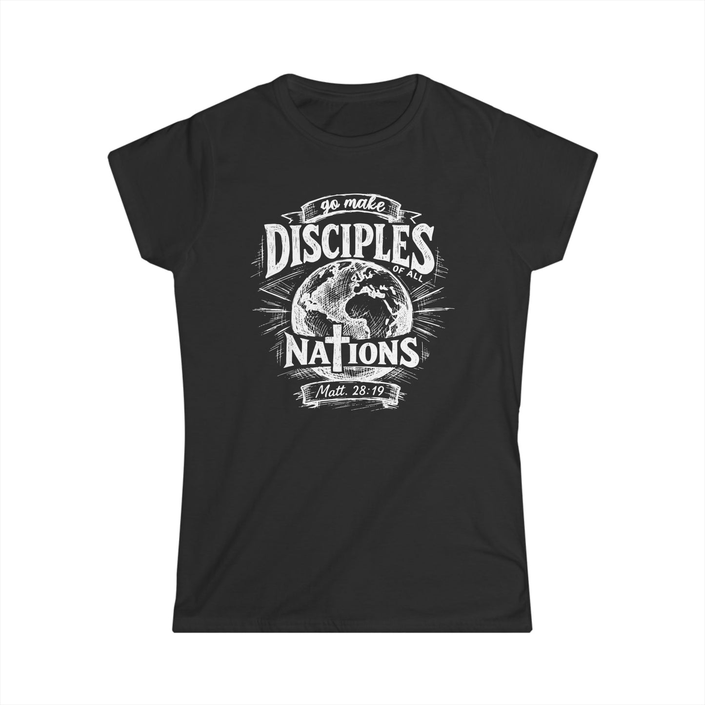 Go Make Disciples Cotton Tee Shirt