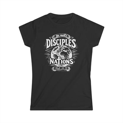 Go Make Disciples Cotton Tee Shirt