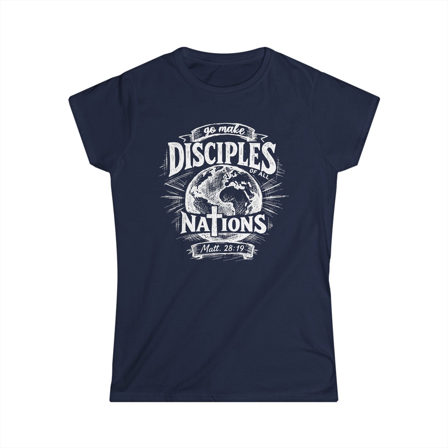 Go Make Disciples Cotton Tee Shirt