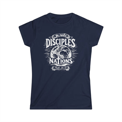 Go Make Disciples Cotton Tee Shirt