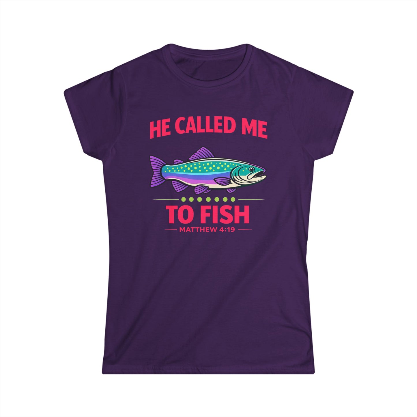He Called Me To Fish Cotton Tee Shirt