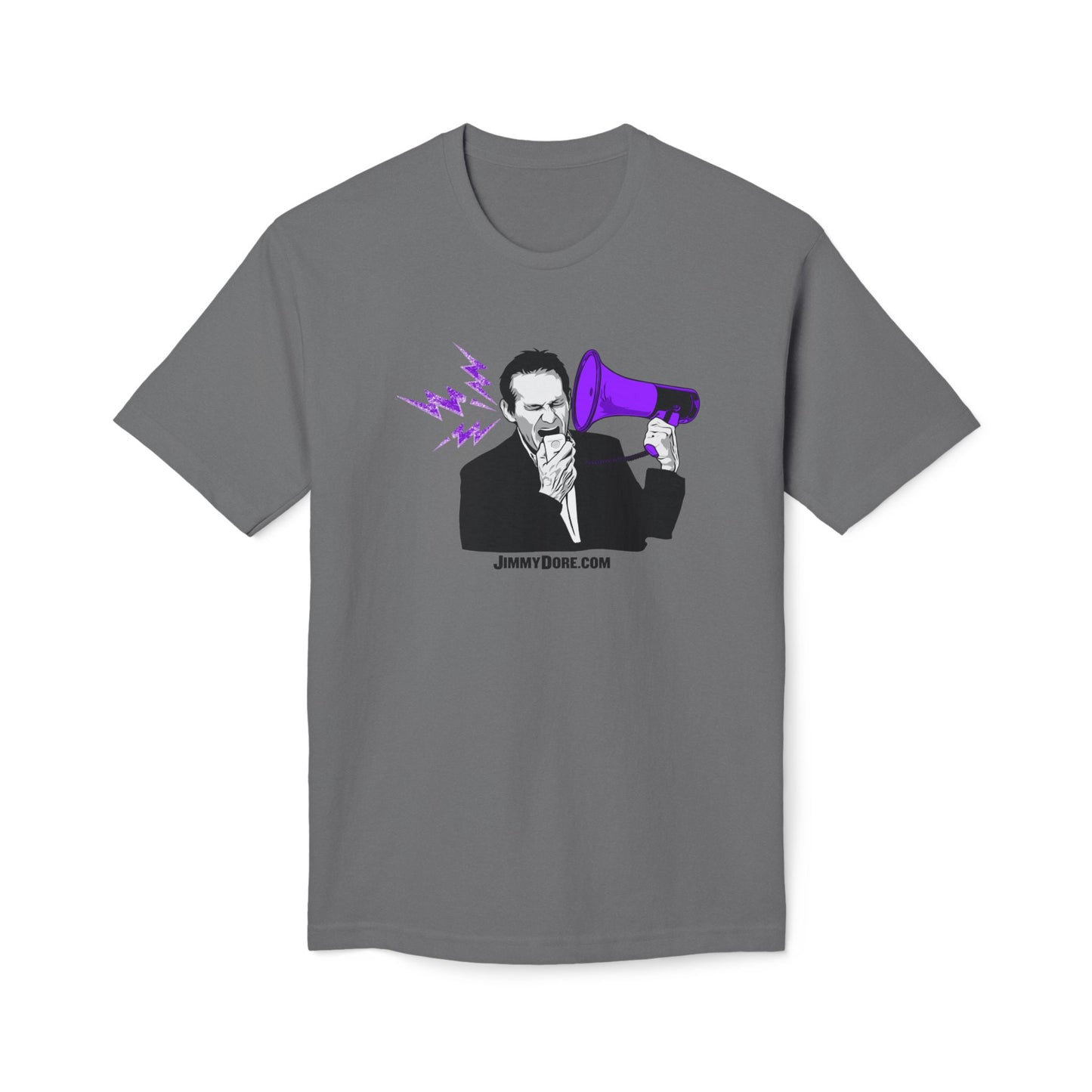 Jimmy Dore Bullhorn Logo Cotton Tee Shirt