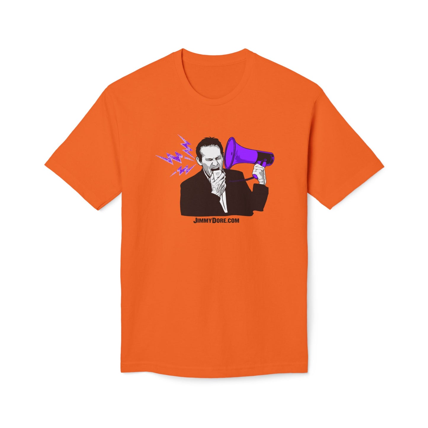 Jimmy Dore Bullhorn Logo Cotton Tee Shirt