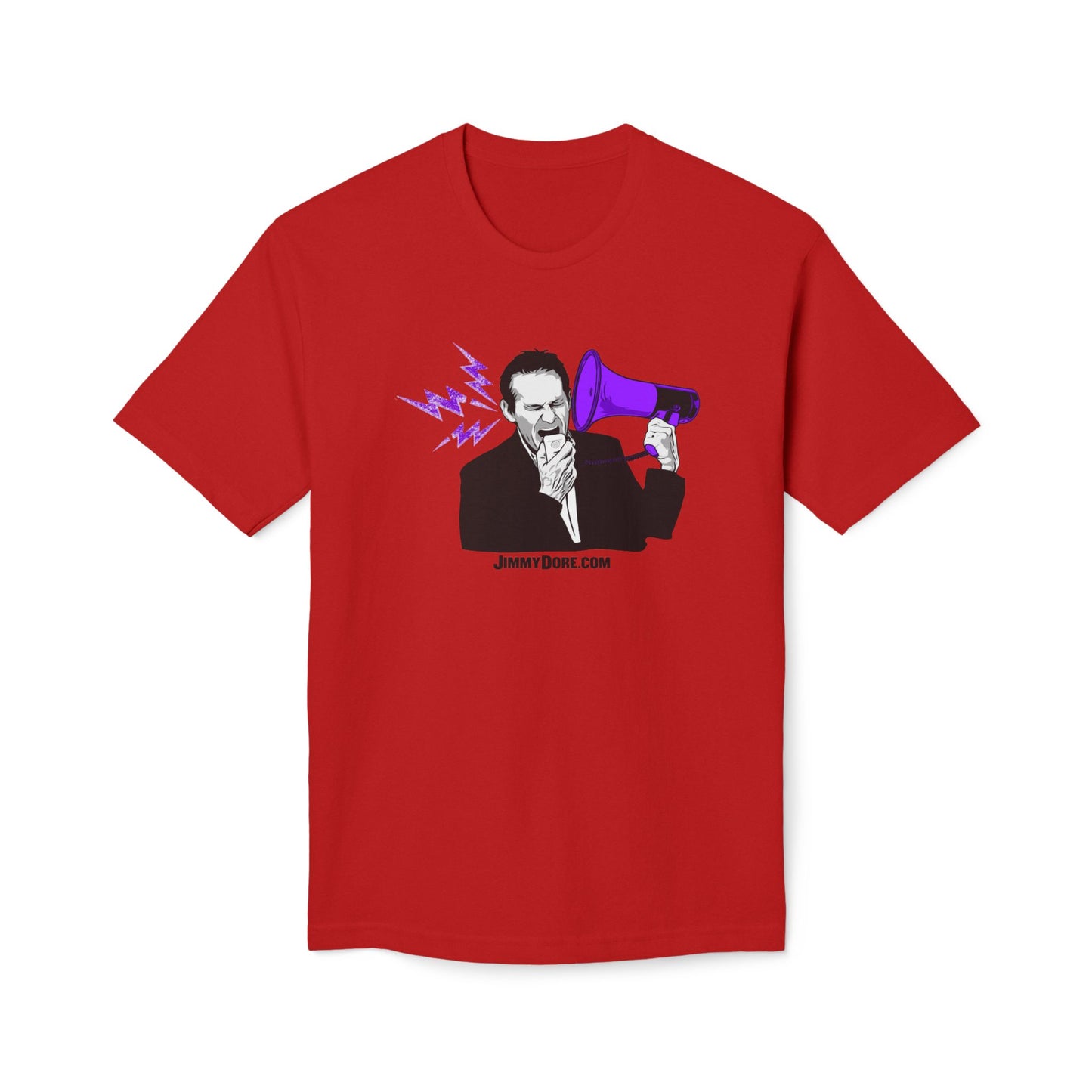 Jimmy Dore Bullhorn Logo Cotton Tee Shirt