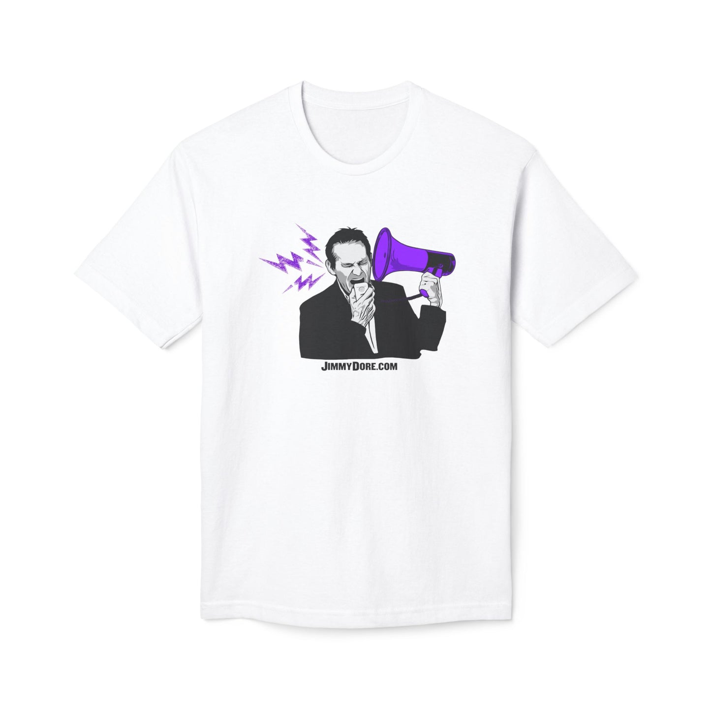 Jimmy Dore Bullhorn Logo Cotton Tee Shirt