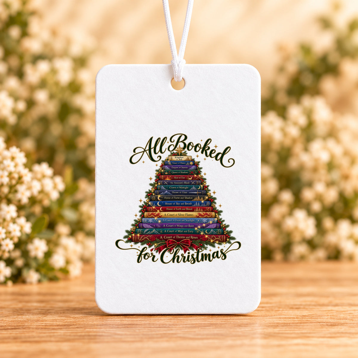 All Booked for Christmas — Air Freshener