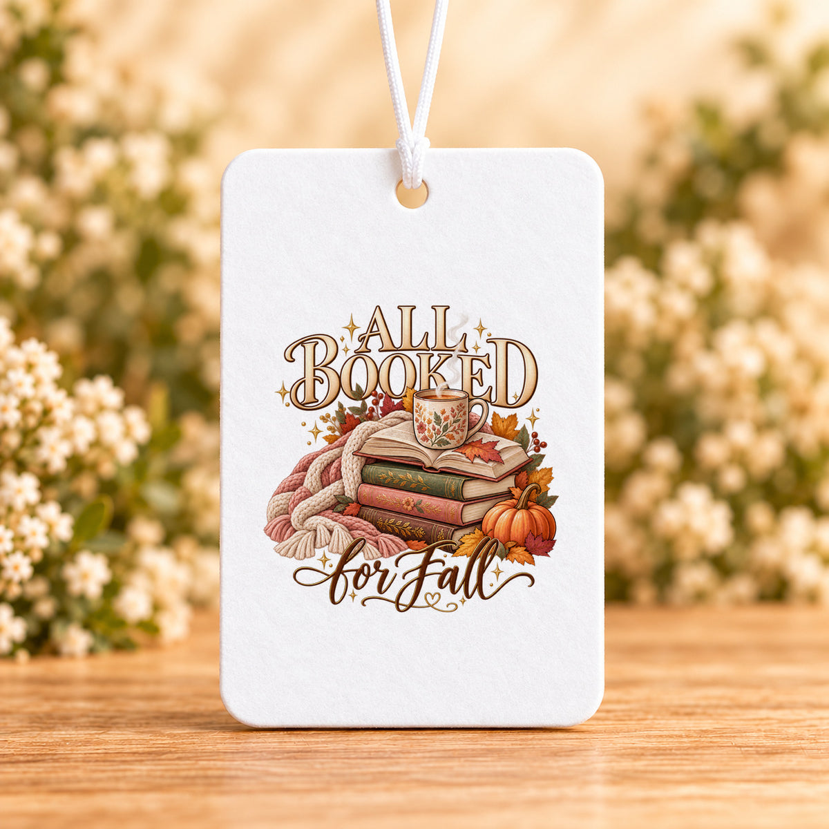 All Booked for Fall — Air Freshener