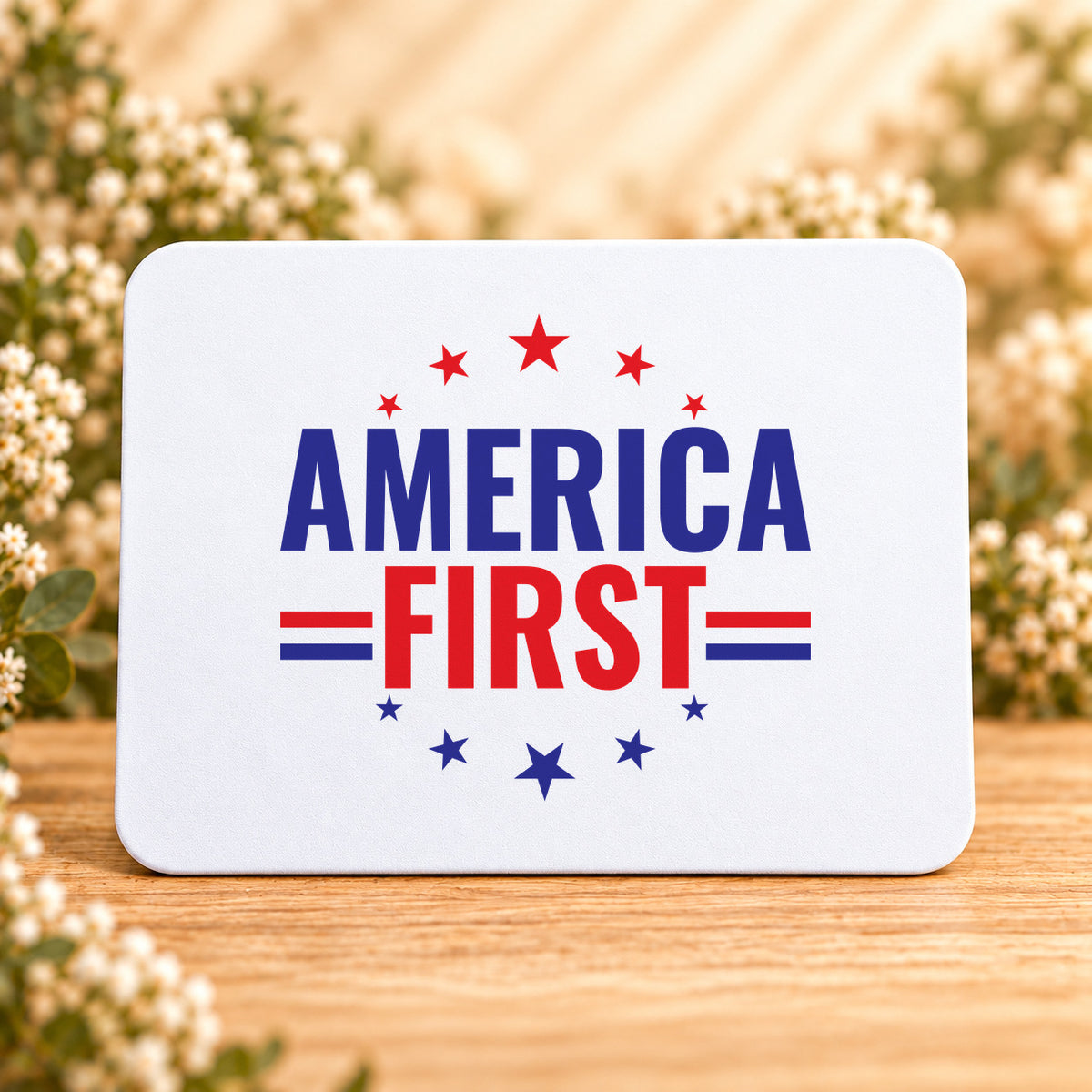 America First — Rectangular Mouse Pad