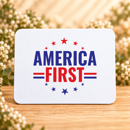America First — Rectangular Mouse Pad