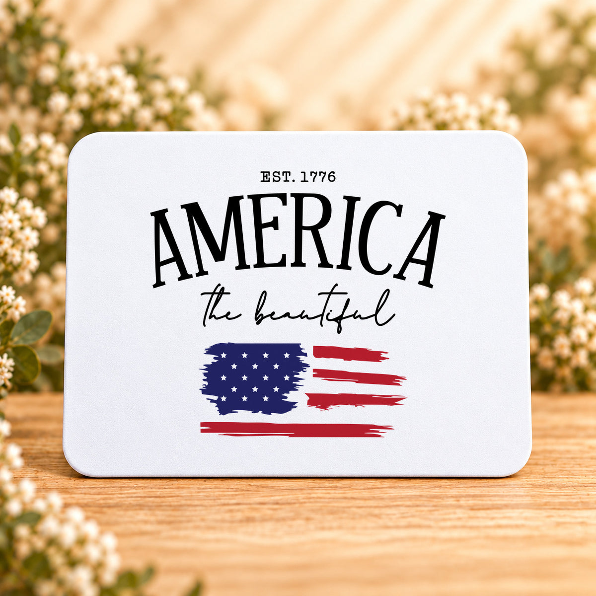 America the Beautiful — Rectangular Mouse Pad