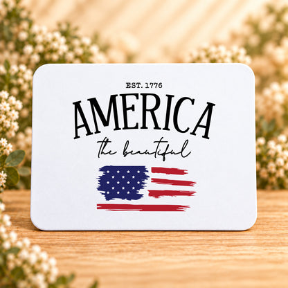 America the Beautiful — Rectangular Mouse Pad